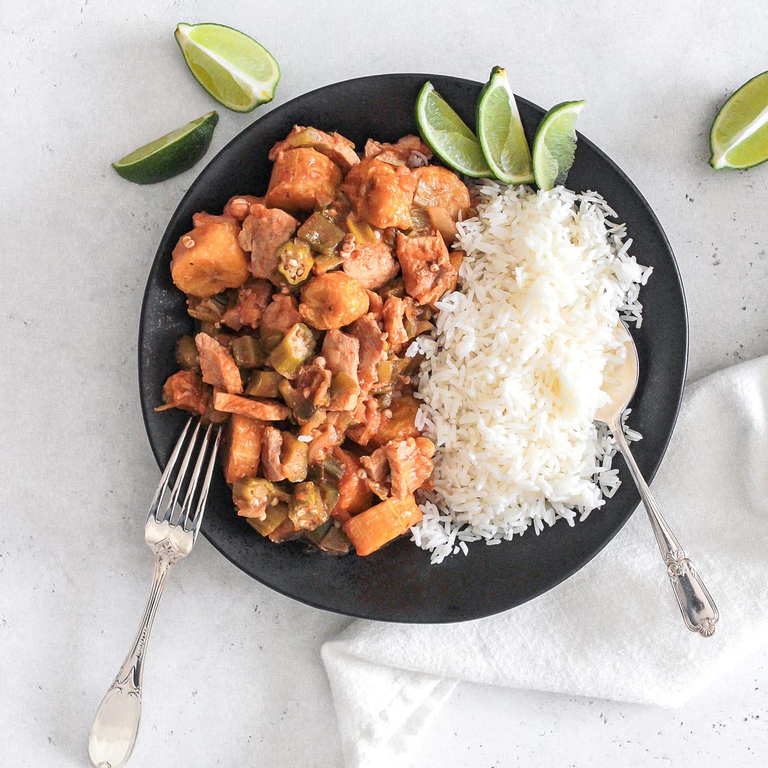 Cuban Quimbombo Okra Stew