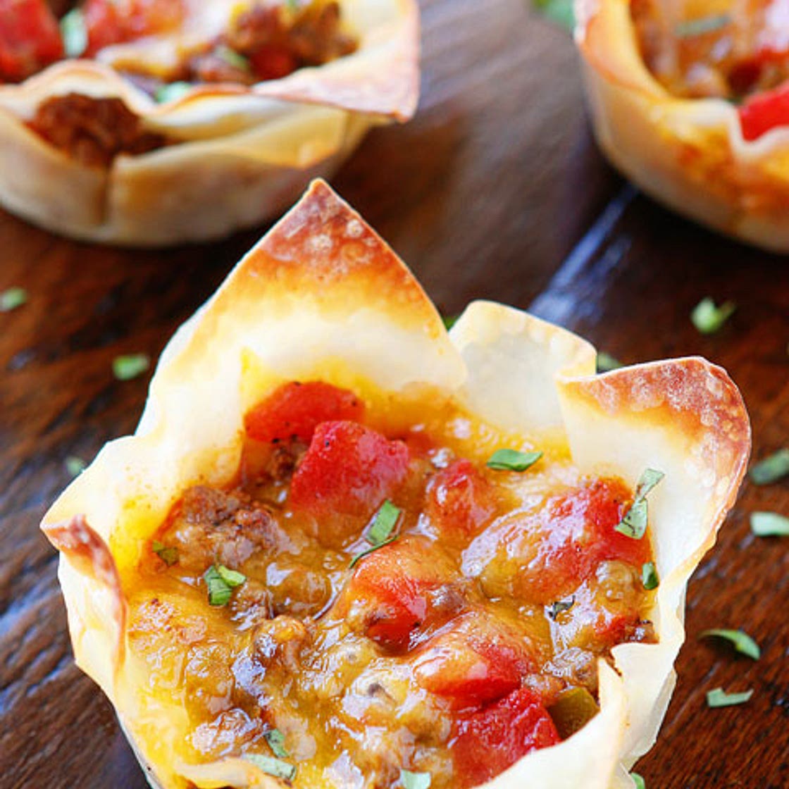 Crunchy Taco Cups