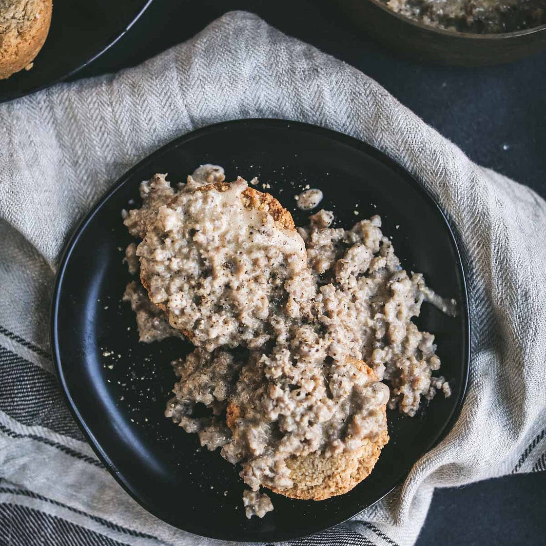 Keto Biscuits and Gravy