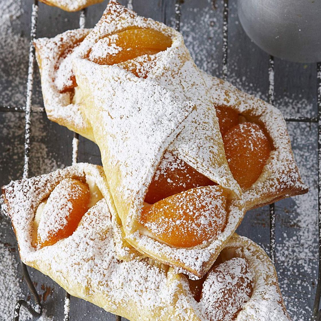 Cheat's apricot danish