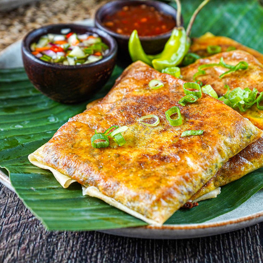 Martabak Telur (Javanese Savory Stuffed Pancakes)