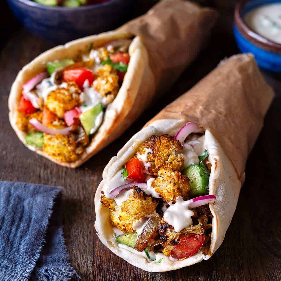 Spicy Cauliflower Shawarma