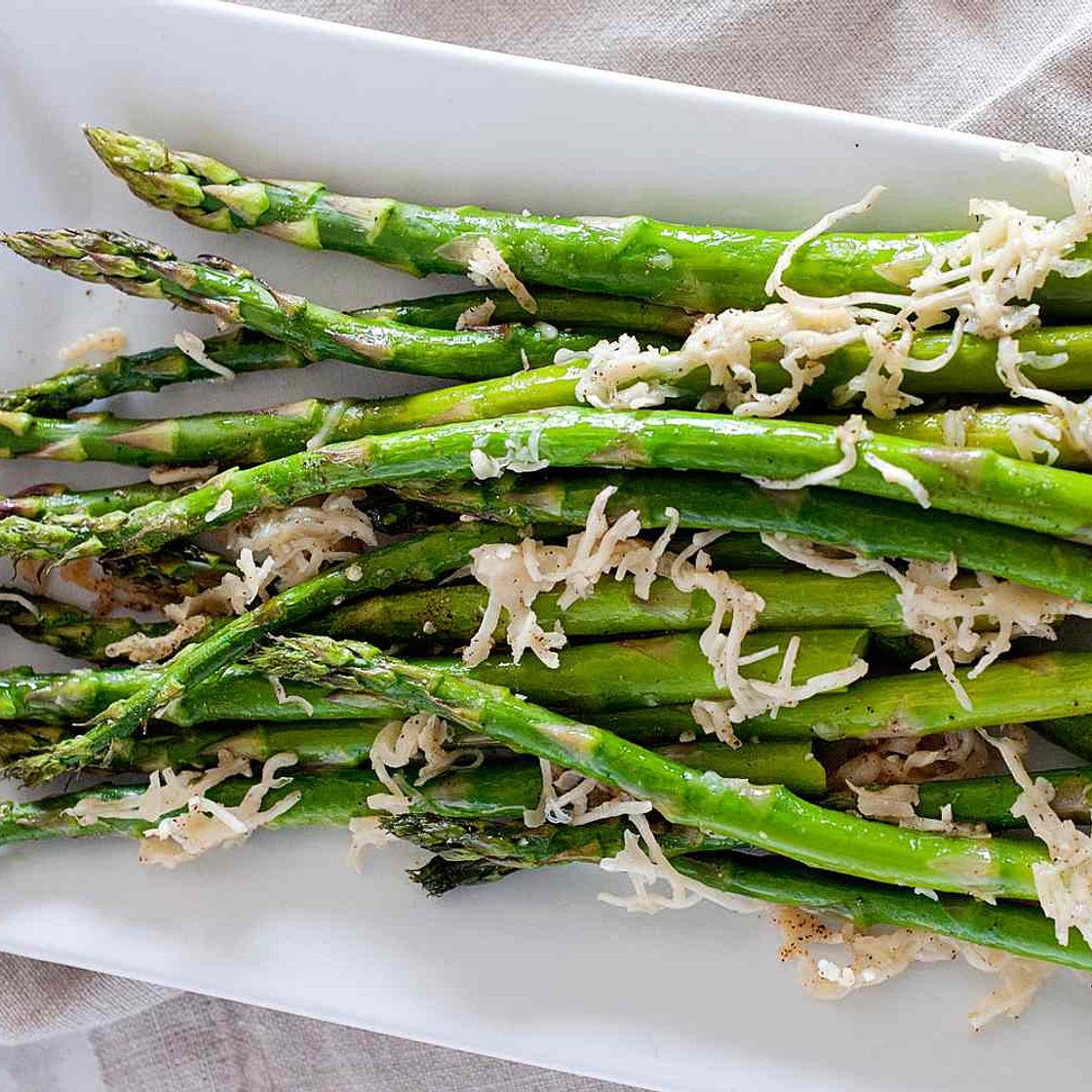 Baked Asparagus With Parmesan