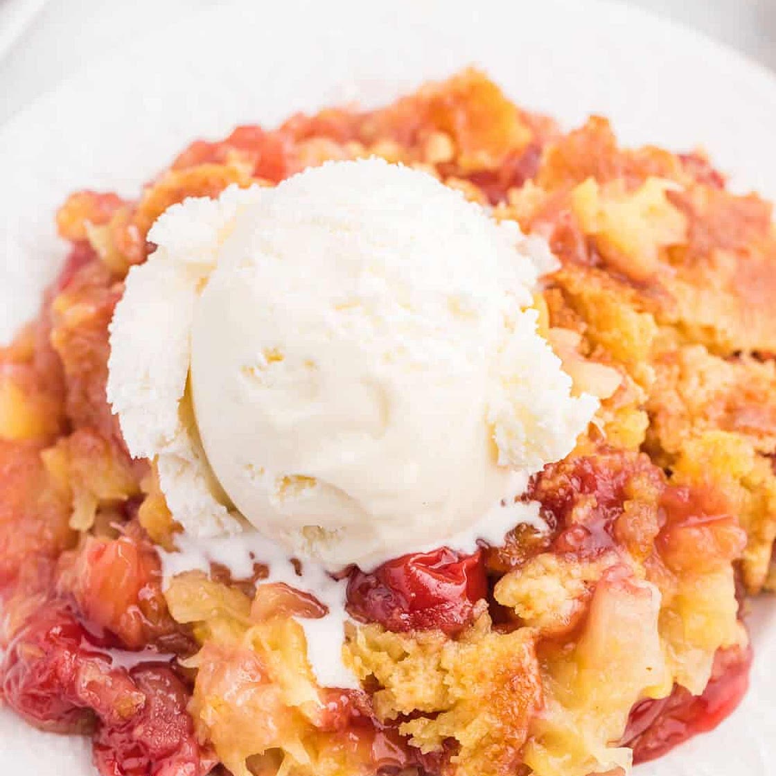 Cherry Pineapple Dump Cake Recipe
