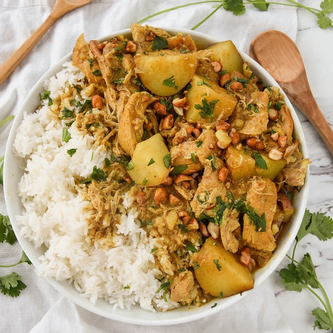 Slow Cooker Chicken Curry and Potatoes