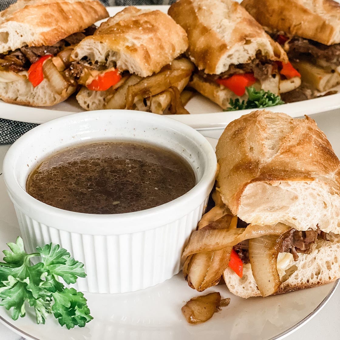 Lightened Up French Dip Sandwiches