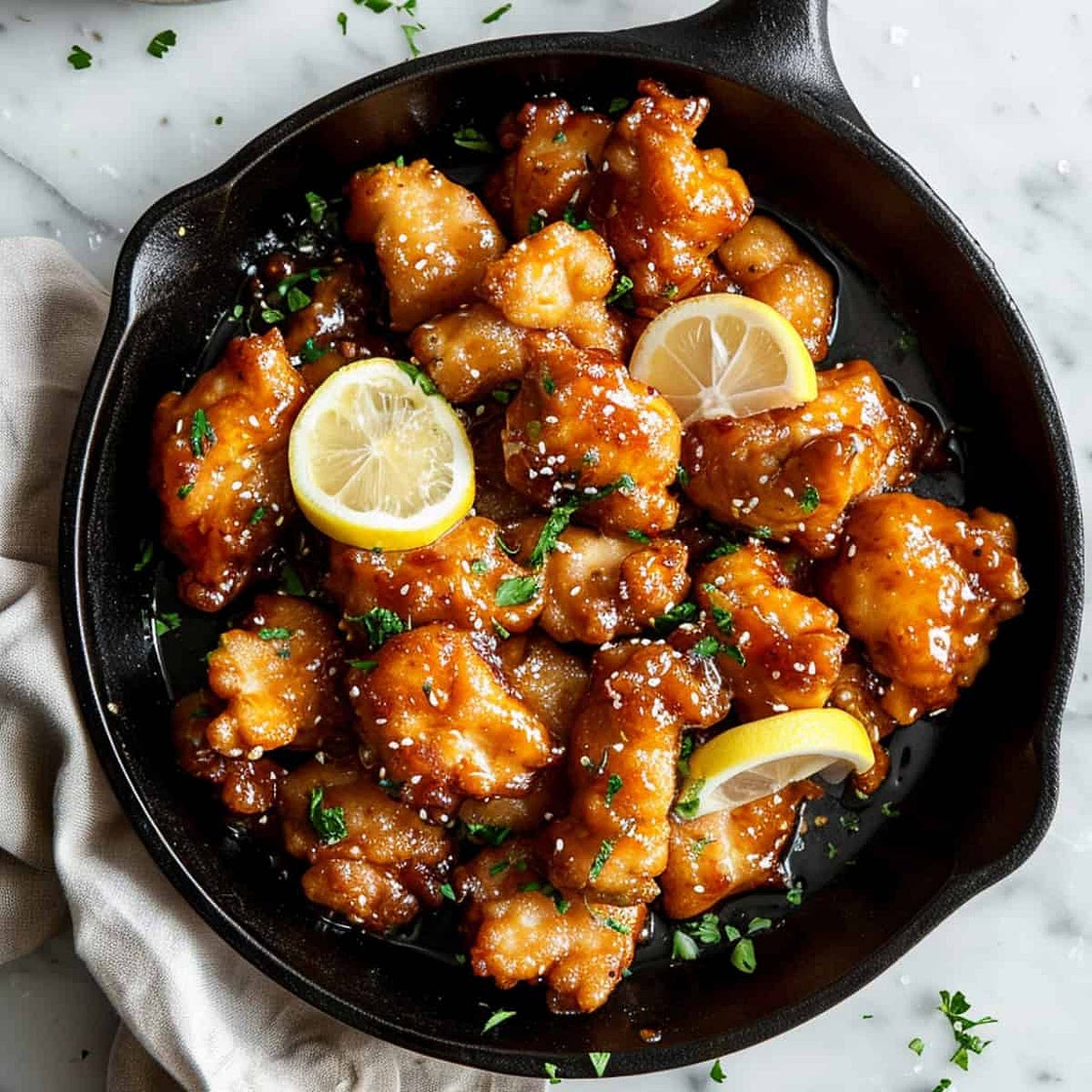 Crispy Chinese Lemon Chicken