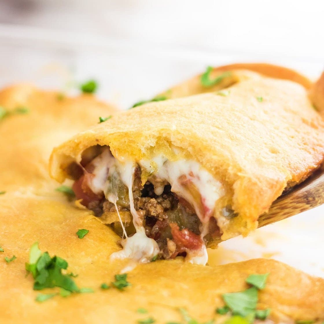 Crescent Roll Taco Bake