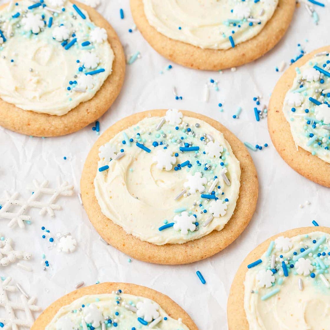 Frosted Eggnog Cookies