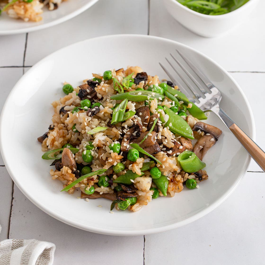 Vegan Mushroom Fried Rice