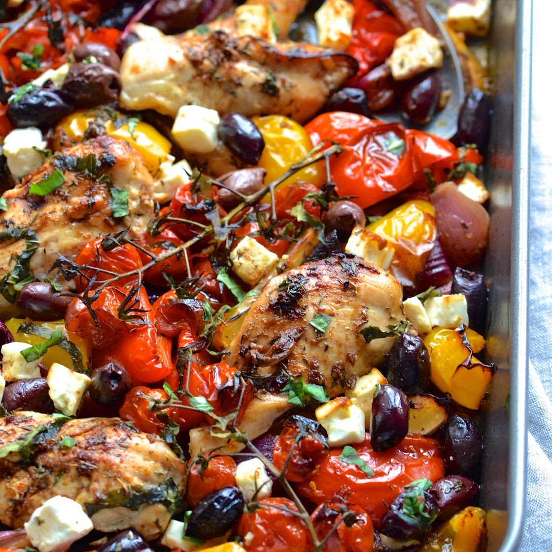 Sheet Pan Greek Chicken