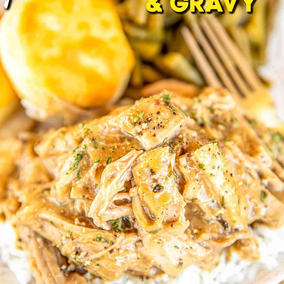 Crockpot Pork Tenderloin & Gravy