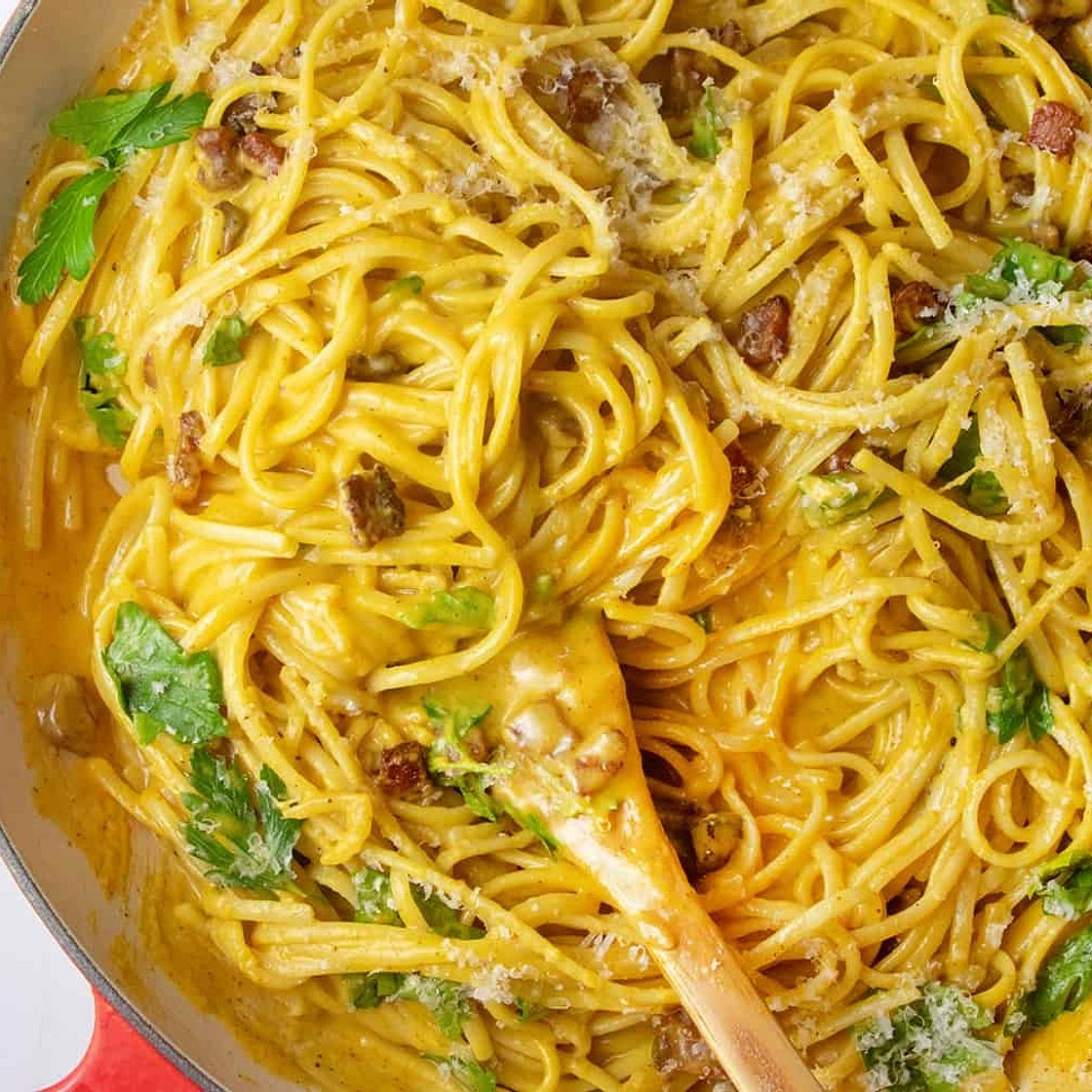 Pumpkin Carbonara