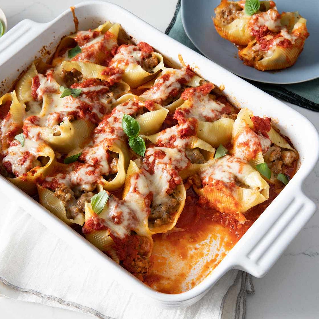 Italian Sausage Stuffed Shells