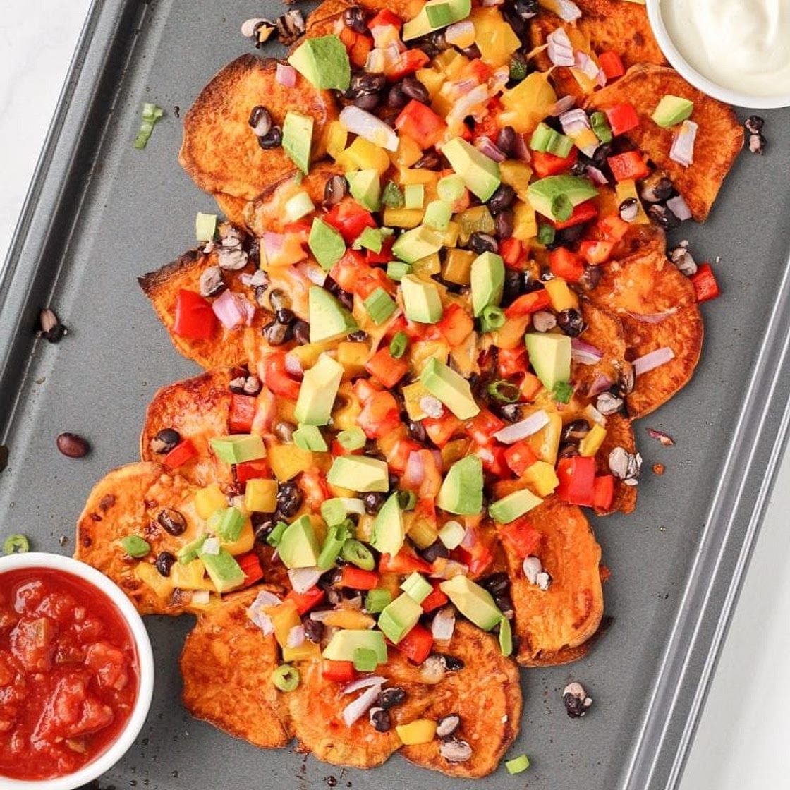 Loaded Sweet Potato Nachos