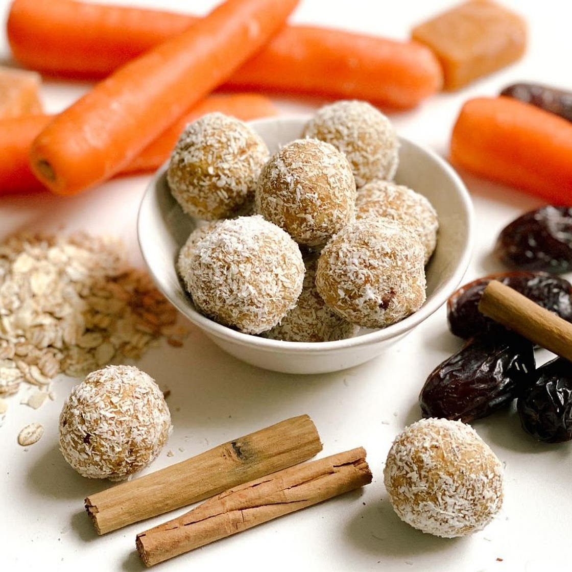 Carrot cake bliss balls recipe