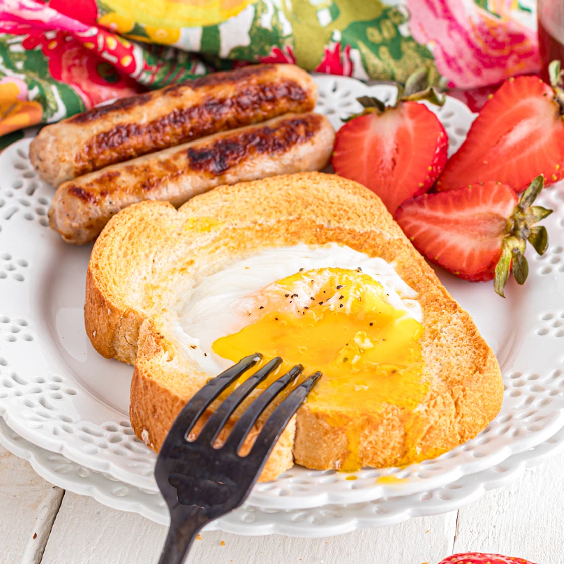 Air Fryer Egg Toast