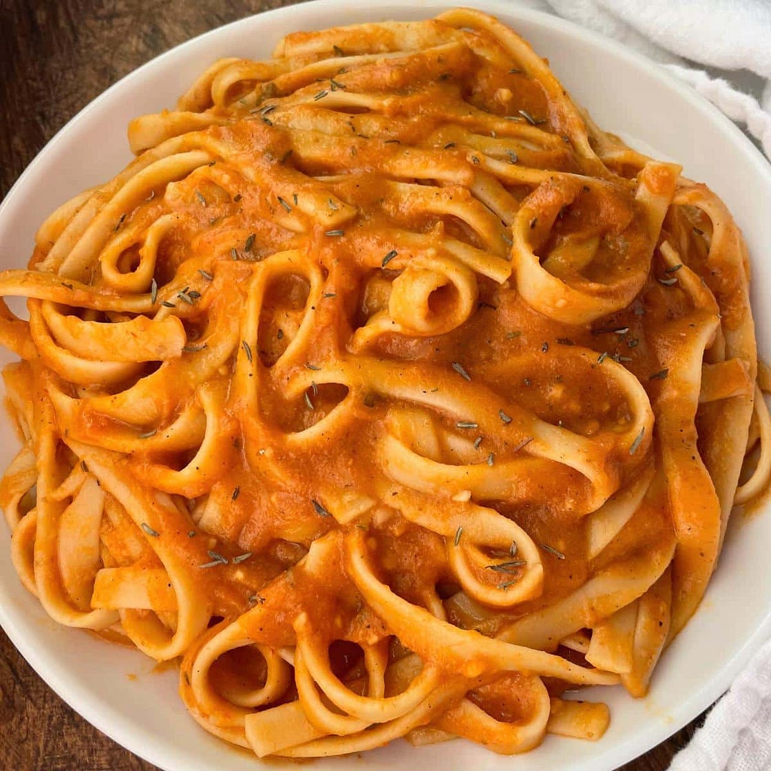 Vegan Pumpkin Pasta