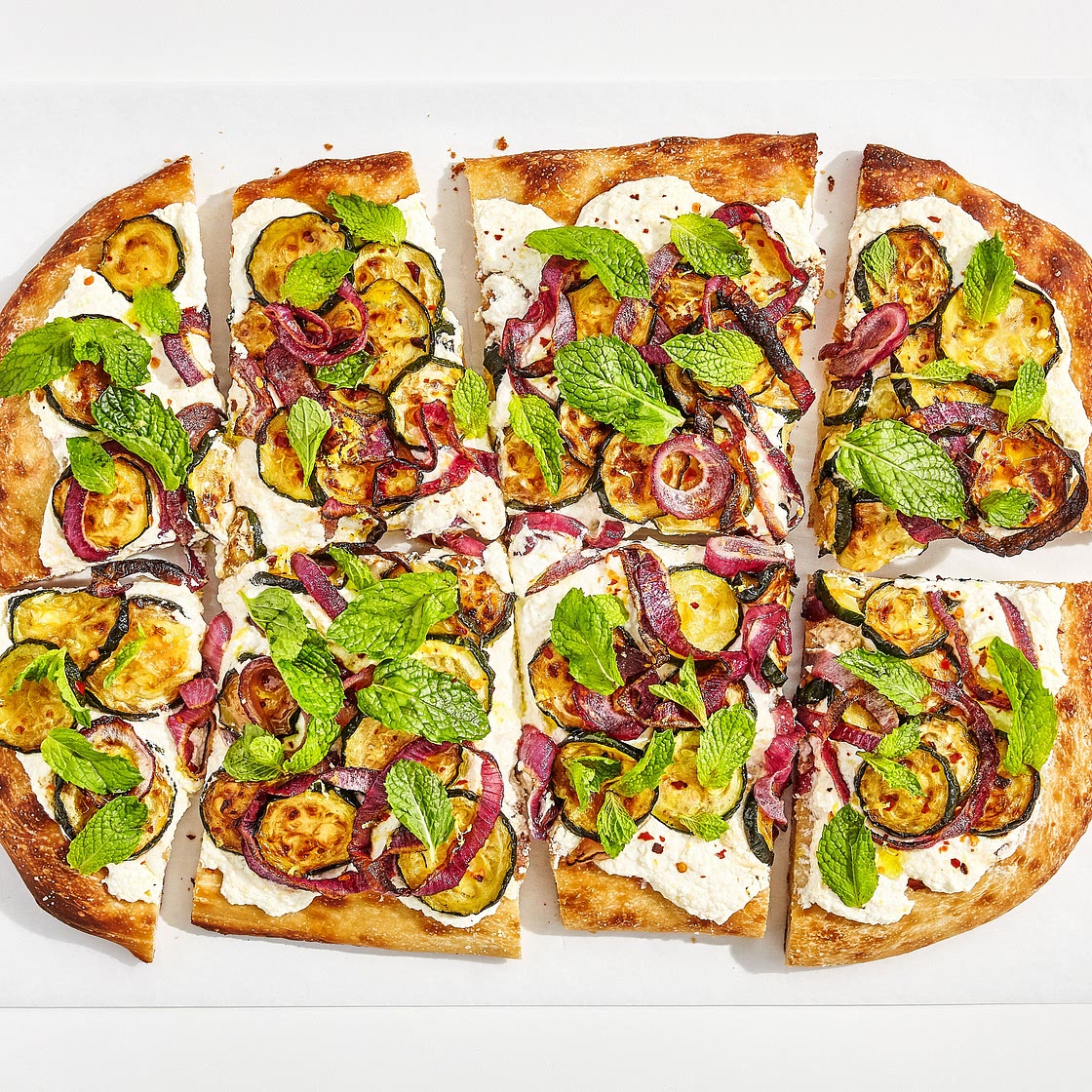 Caramelized Zucchini Flatbread