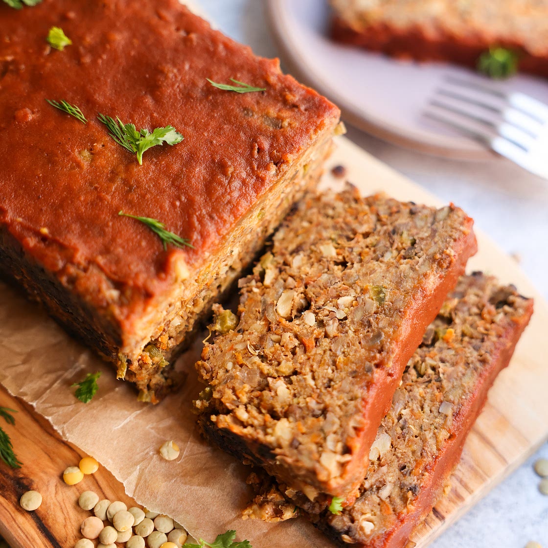 The Best Vegan Lentil Meatloaf