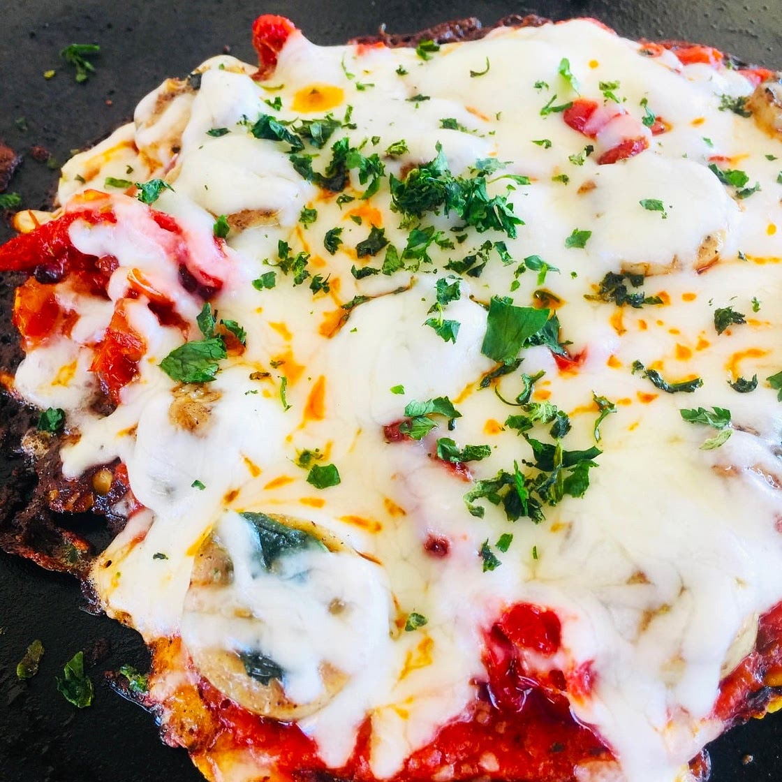 Blackstone Cottage Cheese Flatbread Pizzas