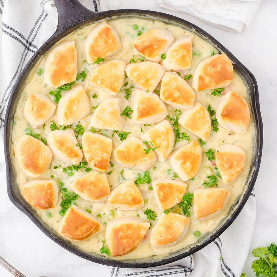 Chicken Pot Pie Skillet