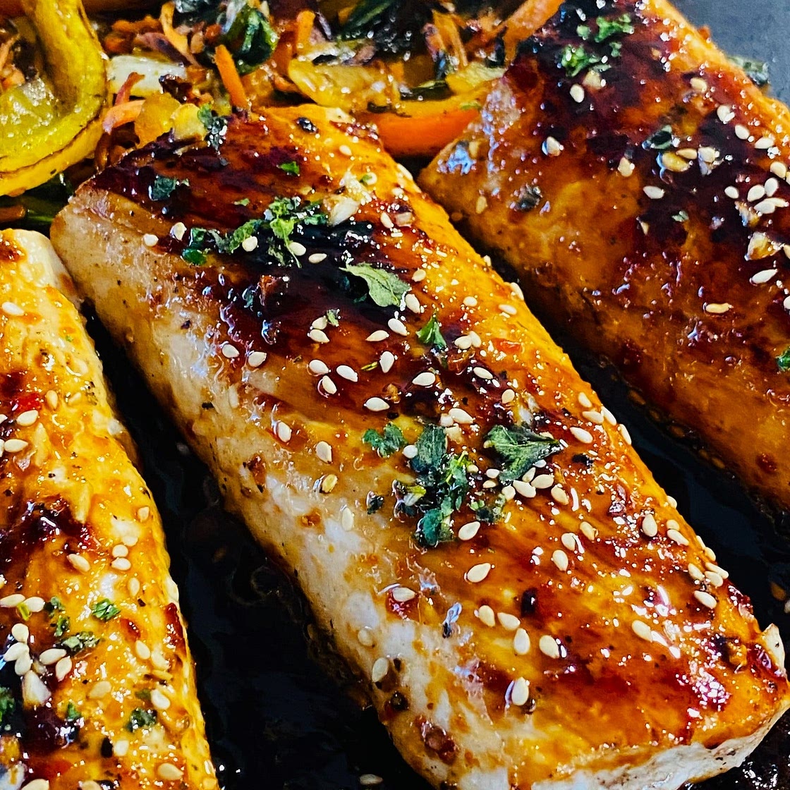 Blackstone Honey Sriracha Mahi Mahi