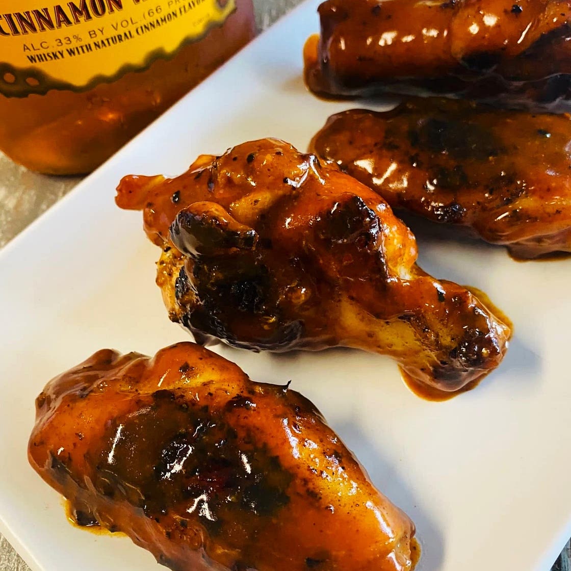 Honey Cinnamon Fireball Wings