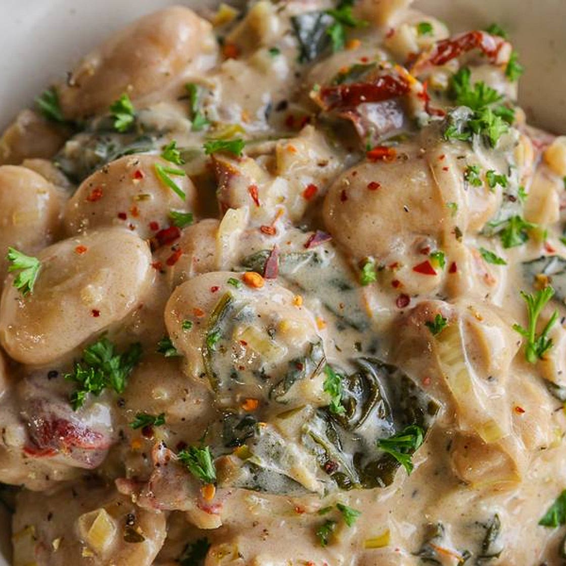 Sun-Dried Tomato & Butter Bean Stew