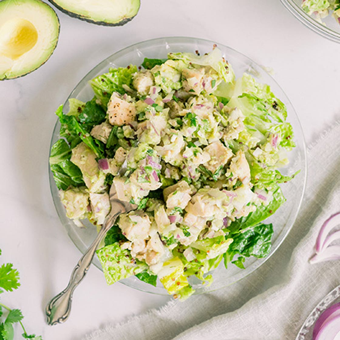Guacamole Chicken Salad (PCOS-Friendly)