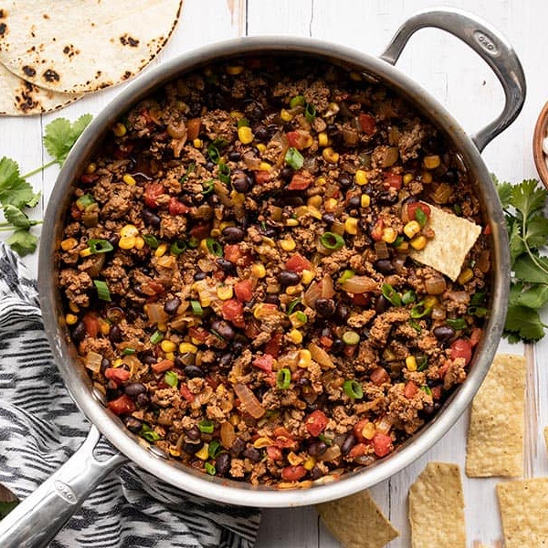 Turkey Taco Skillet