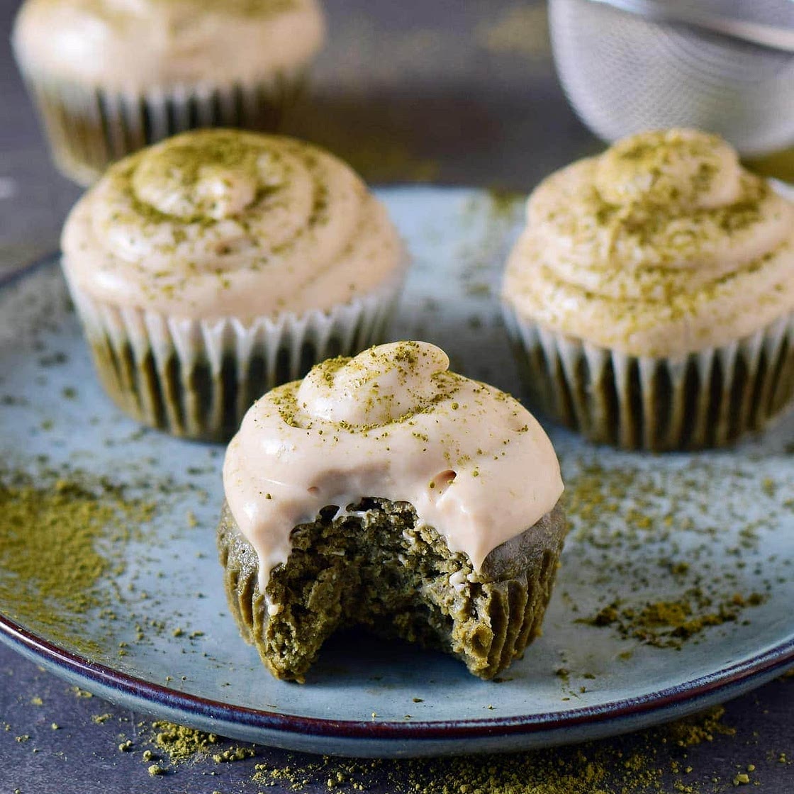 Vegan Matcha Cupcakes