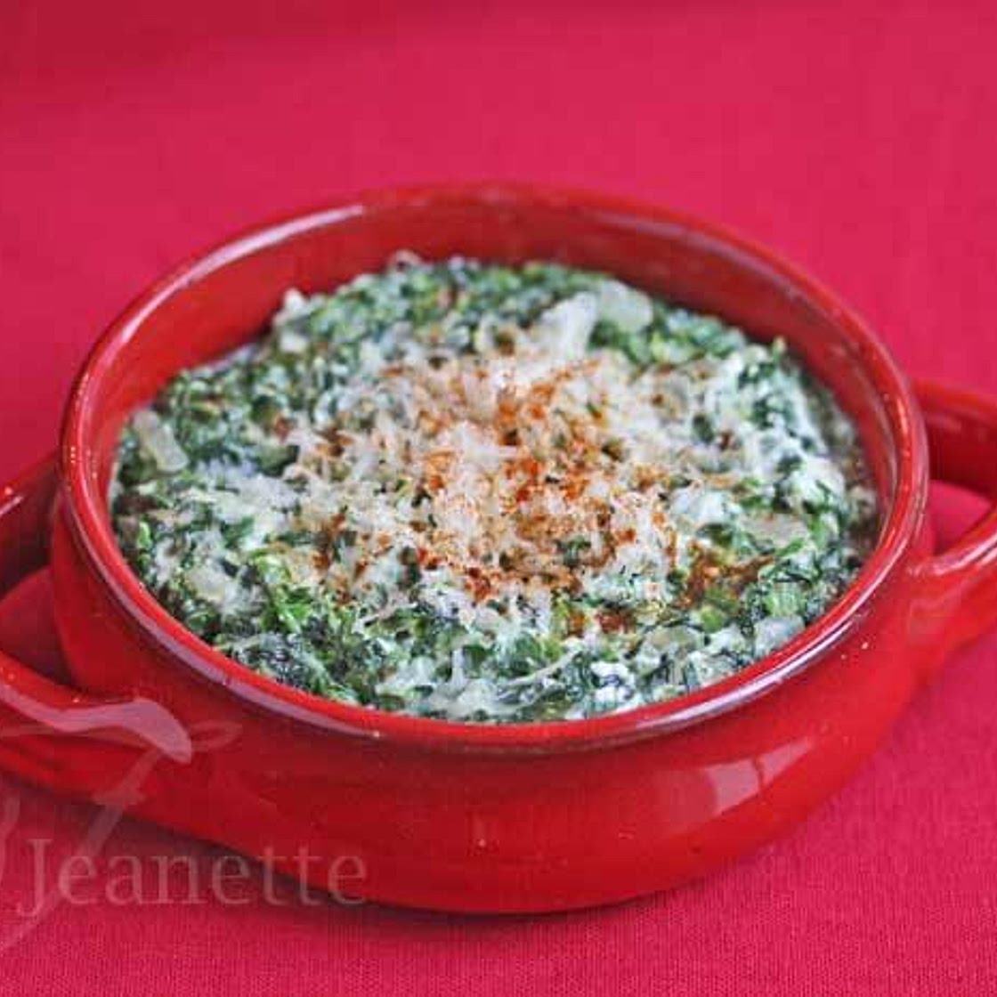 Skinny Hot Spinach Dip