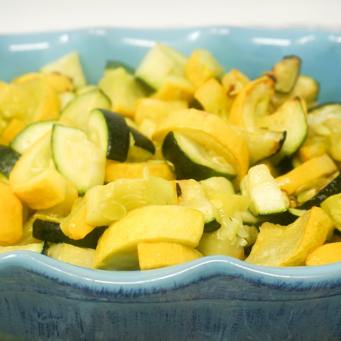 Air Fryer Zucchini and Yellow Squash