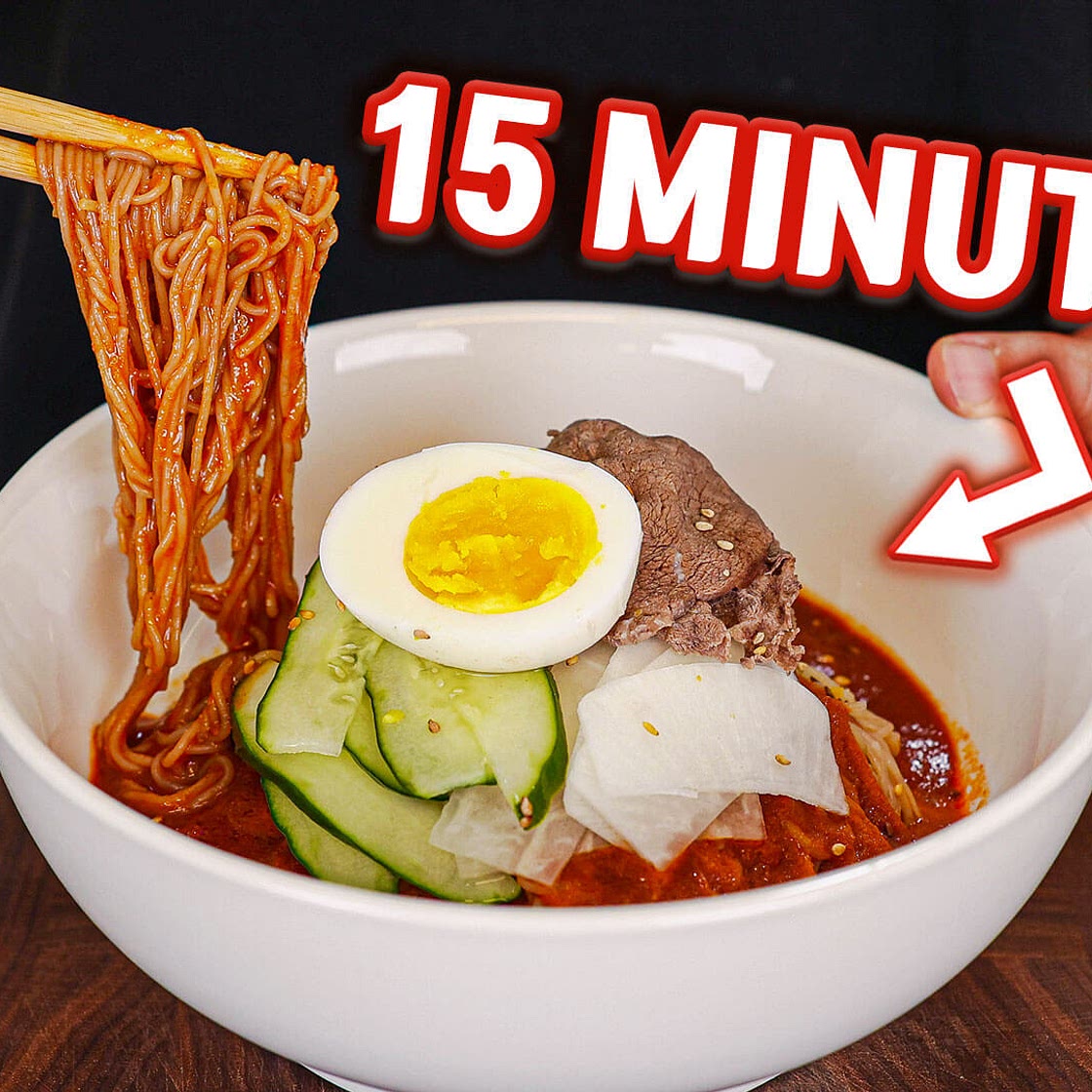 Bibim Naengmyeon (Korean Spicy Cold Noodles)