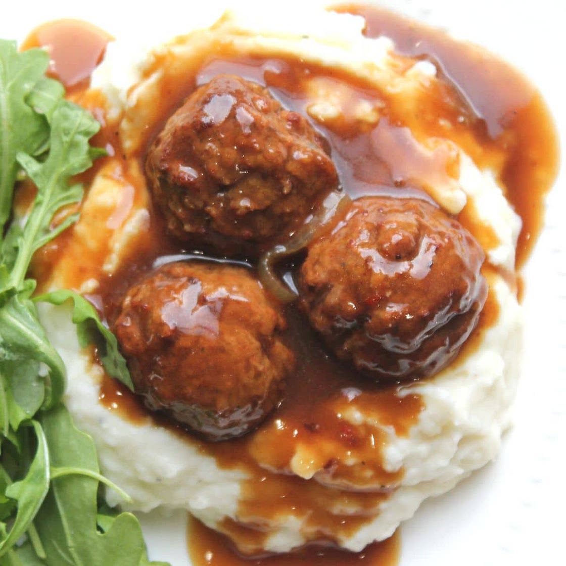 Meatballs and Gravy Instant Pot or Stovetop
