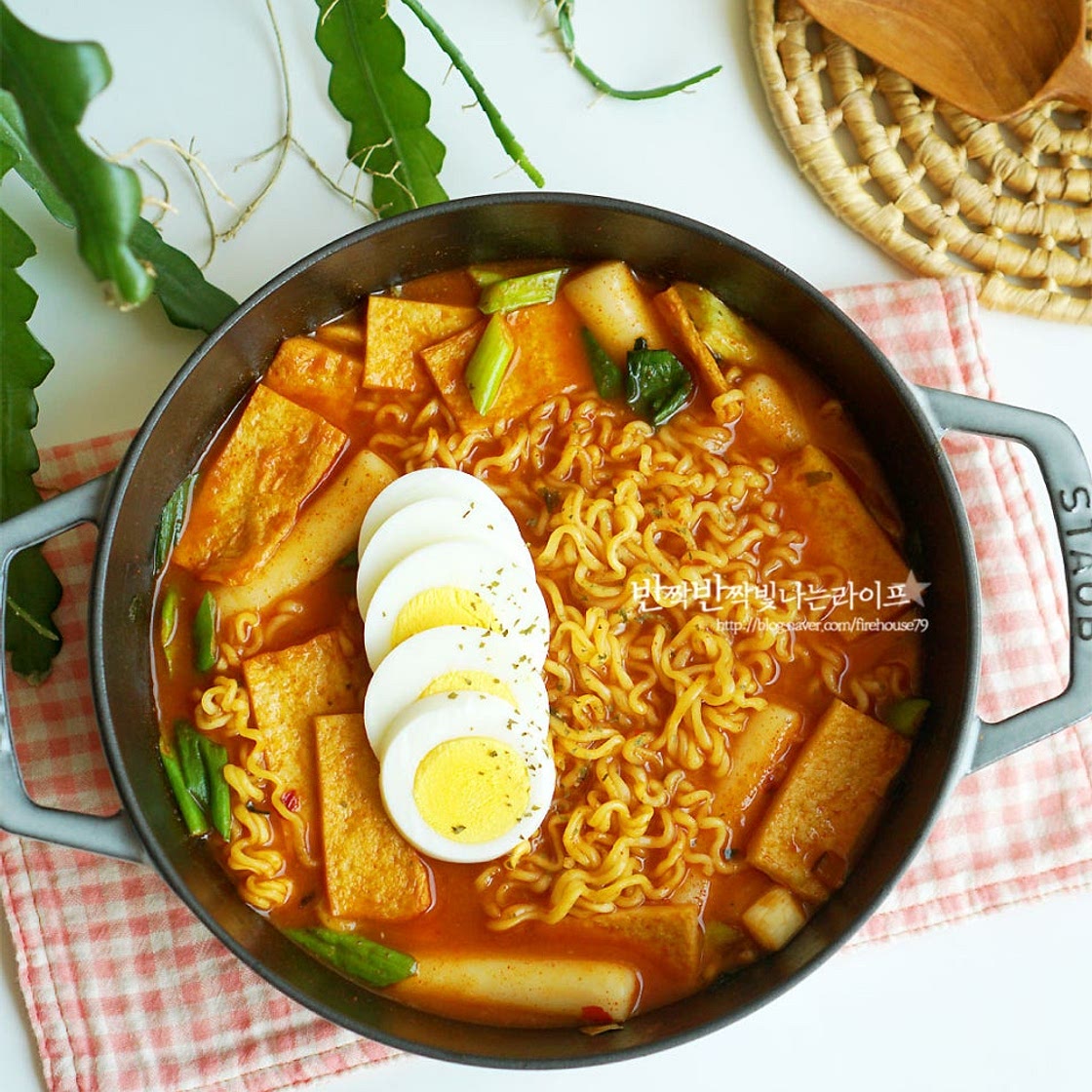 백종원 라볶이 레시피 간단한 야식 라면볶이 라면요리 라볶이 만들기