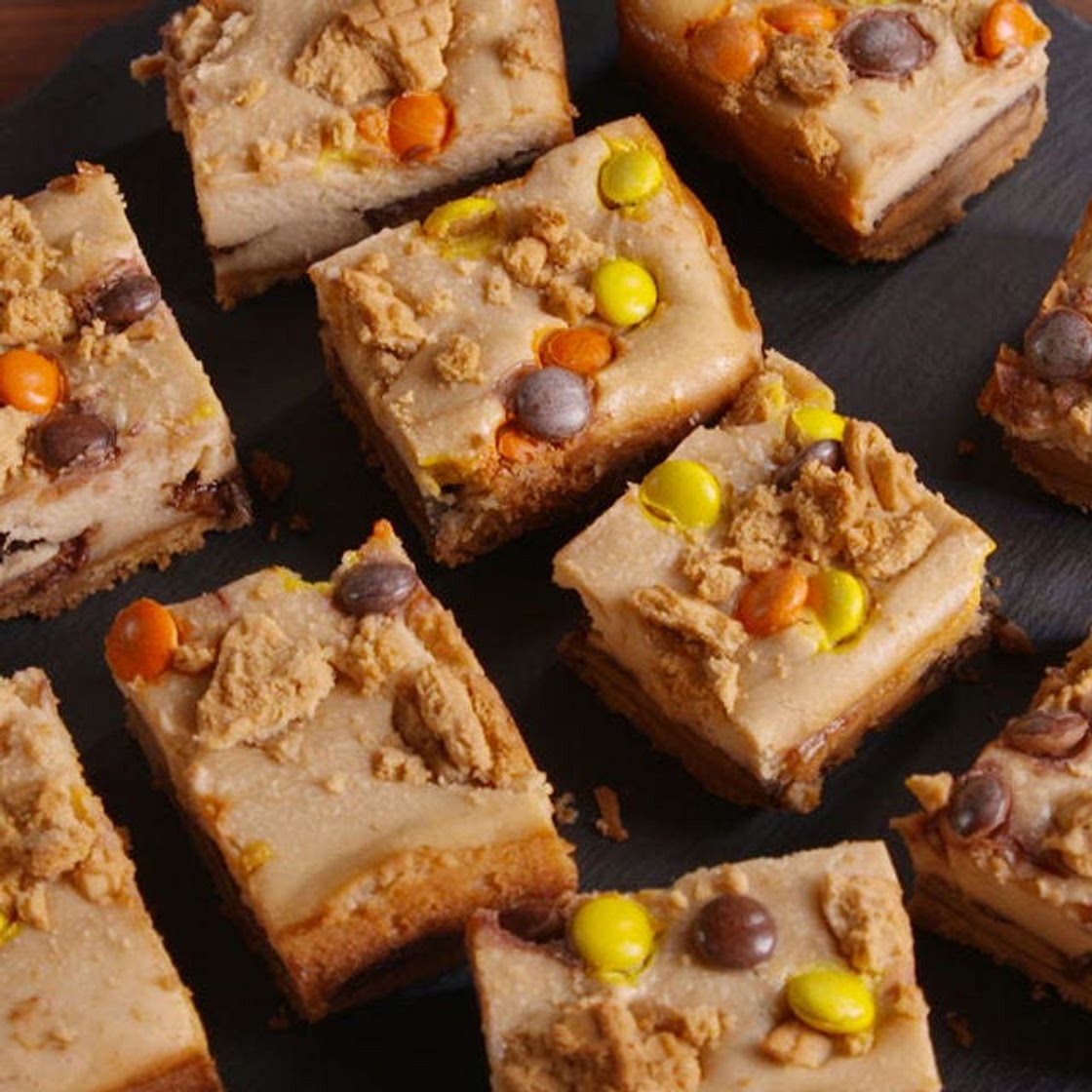 Double Reese's Cheesecake Bars