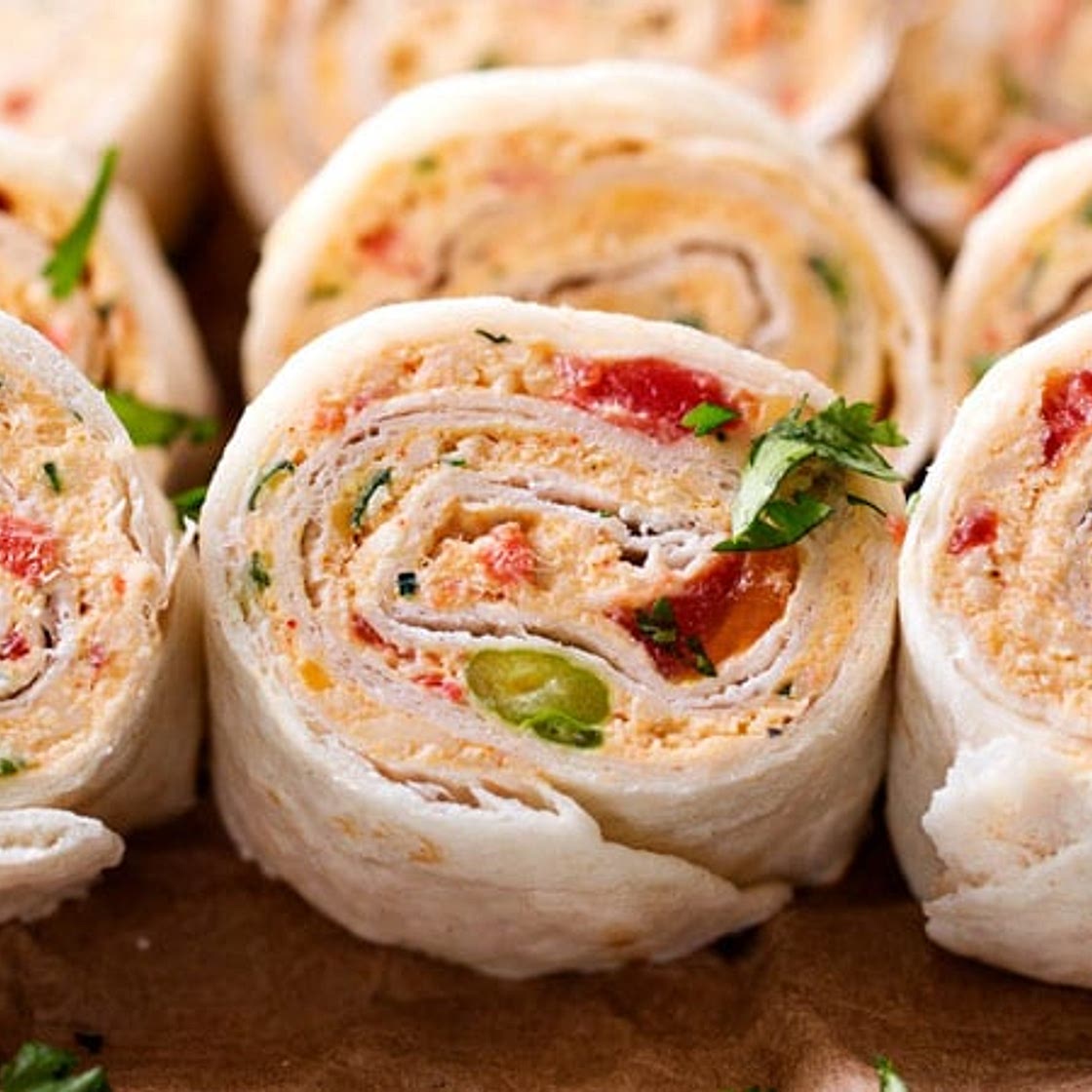 Chicken Taco Mexican Pinwheels