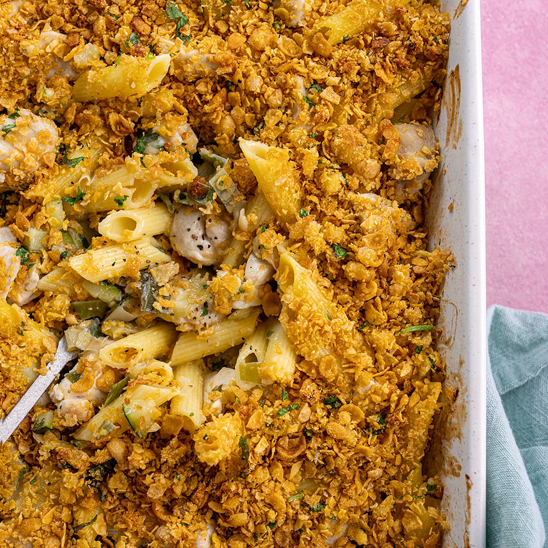Chicken Kyiv Pasta Bake Recipe