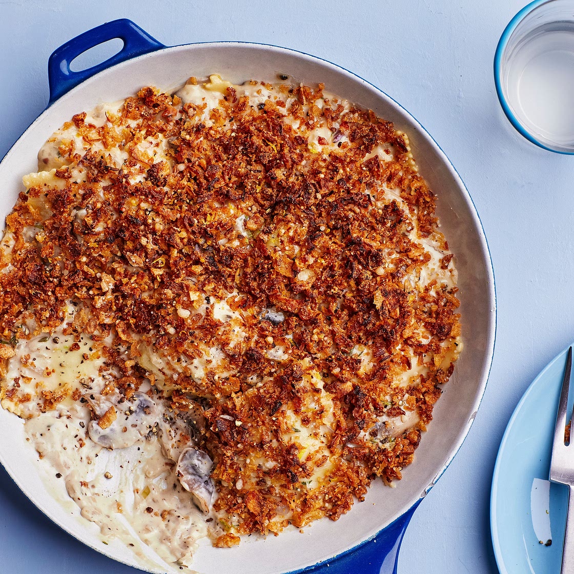 Ravioli and Mushroom Skillet