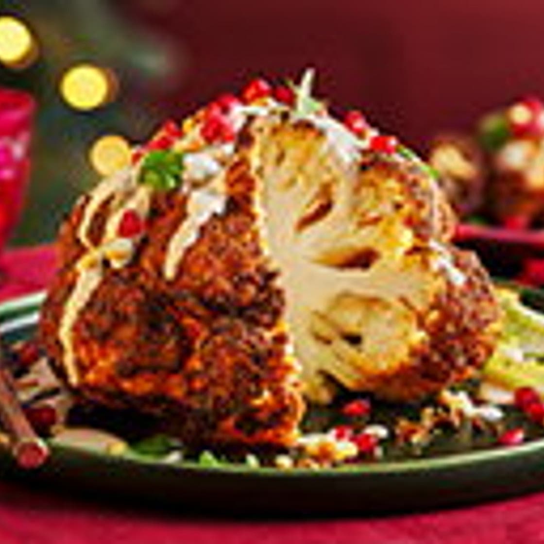 Middle Eastern-style roasted cauliflower