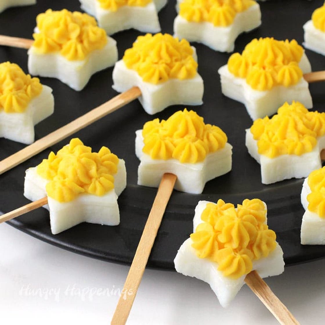 Deviled Egg Star Pops