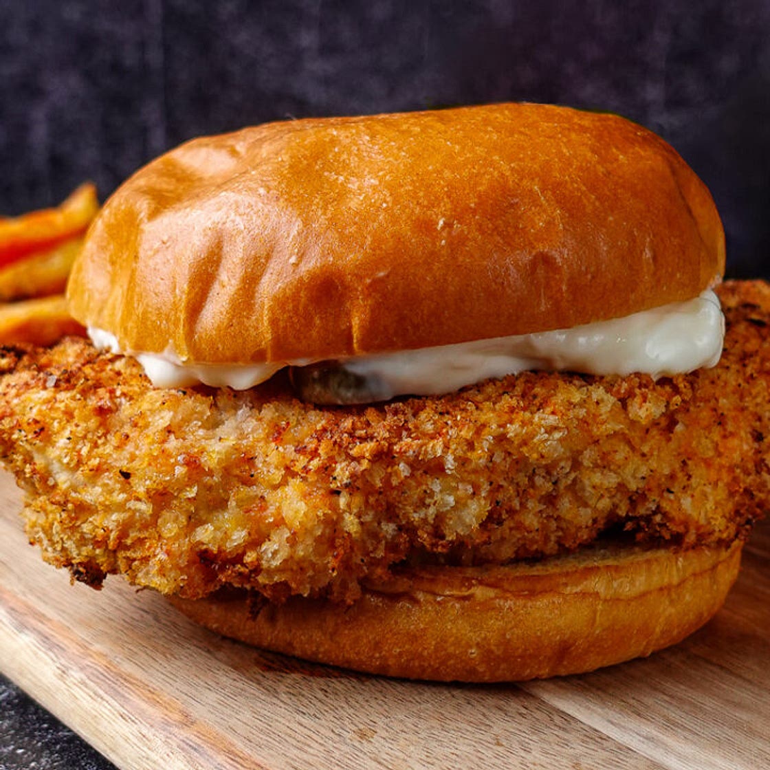 Air Fryer Crispy Chicken Sandwich