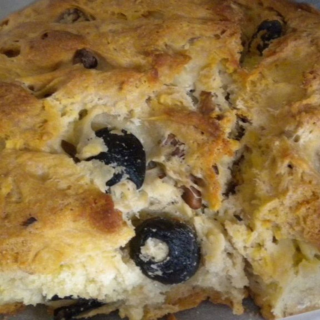 Pain aux olives et aux noix