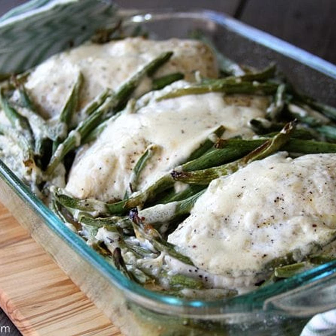 Roasted Garlic Ranch Chicken Bake