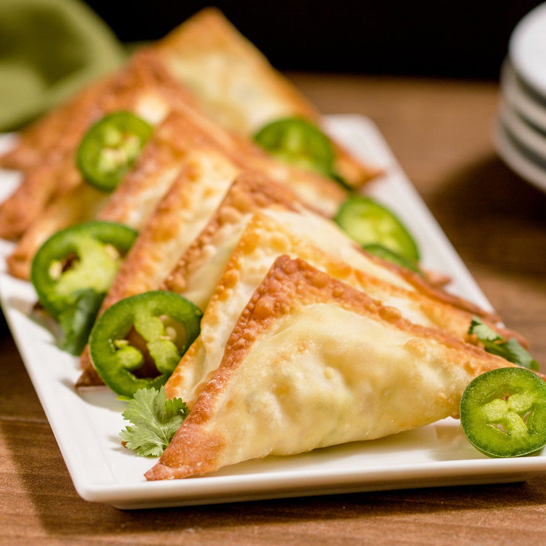 Air-Fryer Jalapeño Popper Pockets