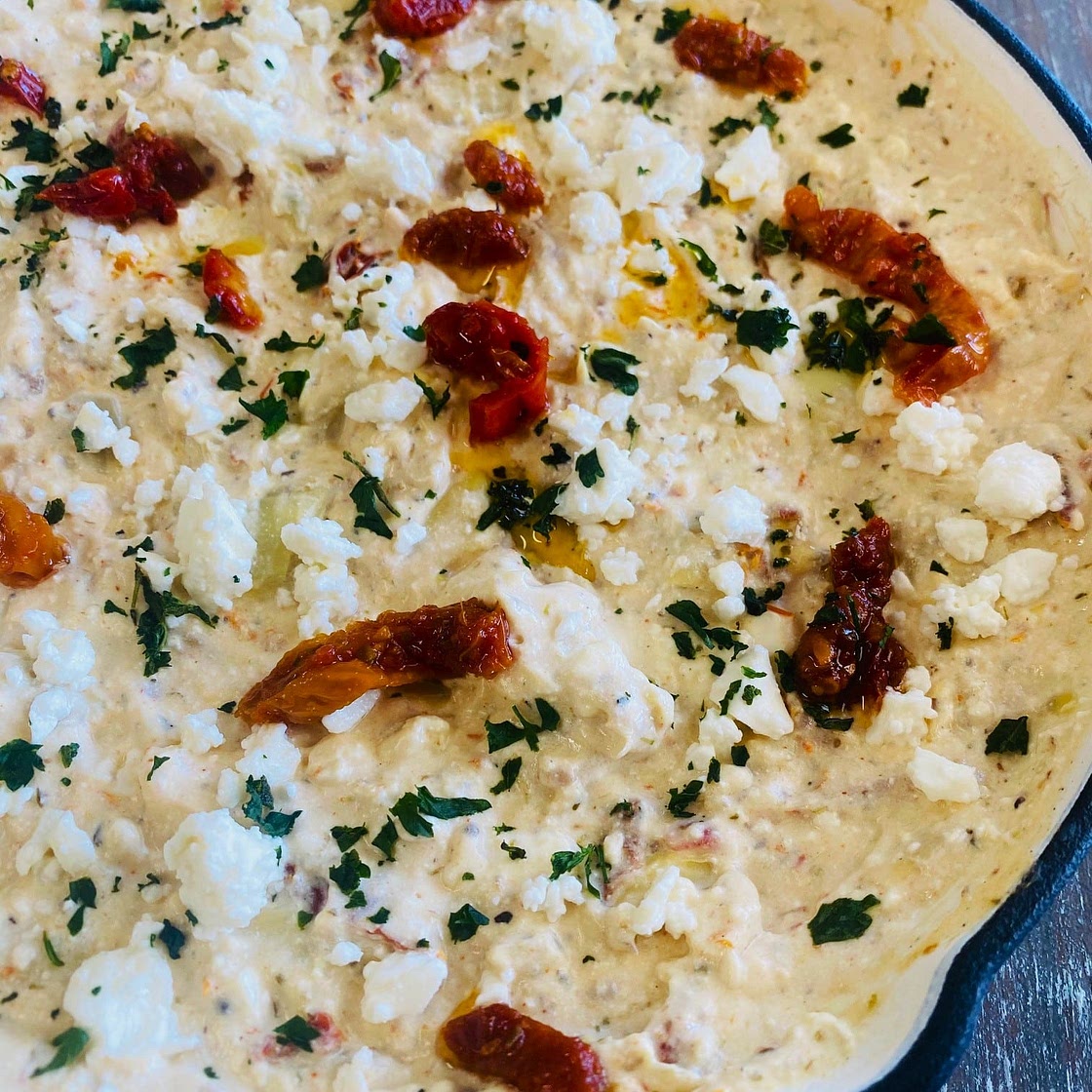 Sun Dried Tomato and Artichoke Dip