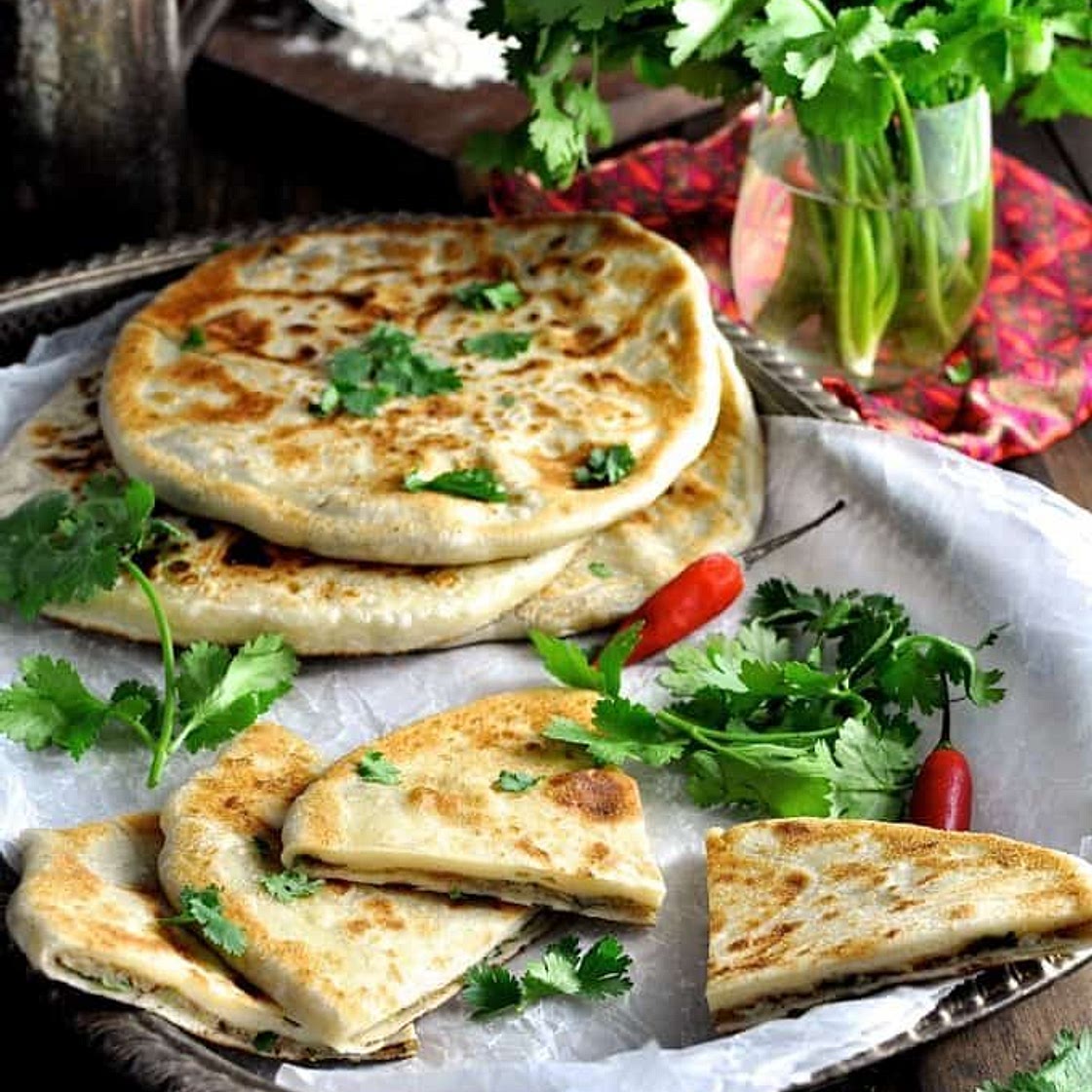 Aloo Paratha (Indian Potato Stuffed Flatbread)