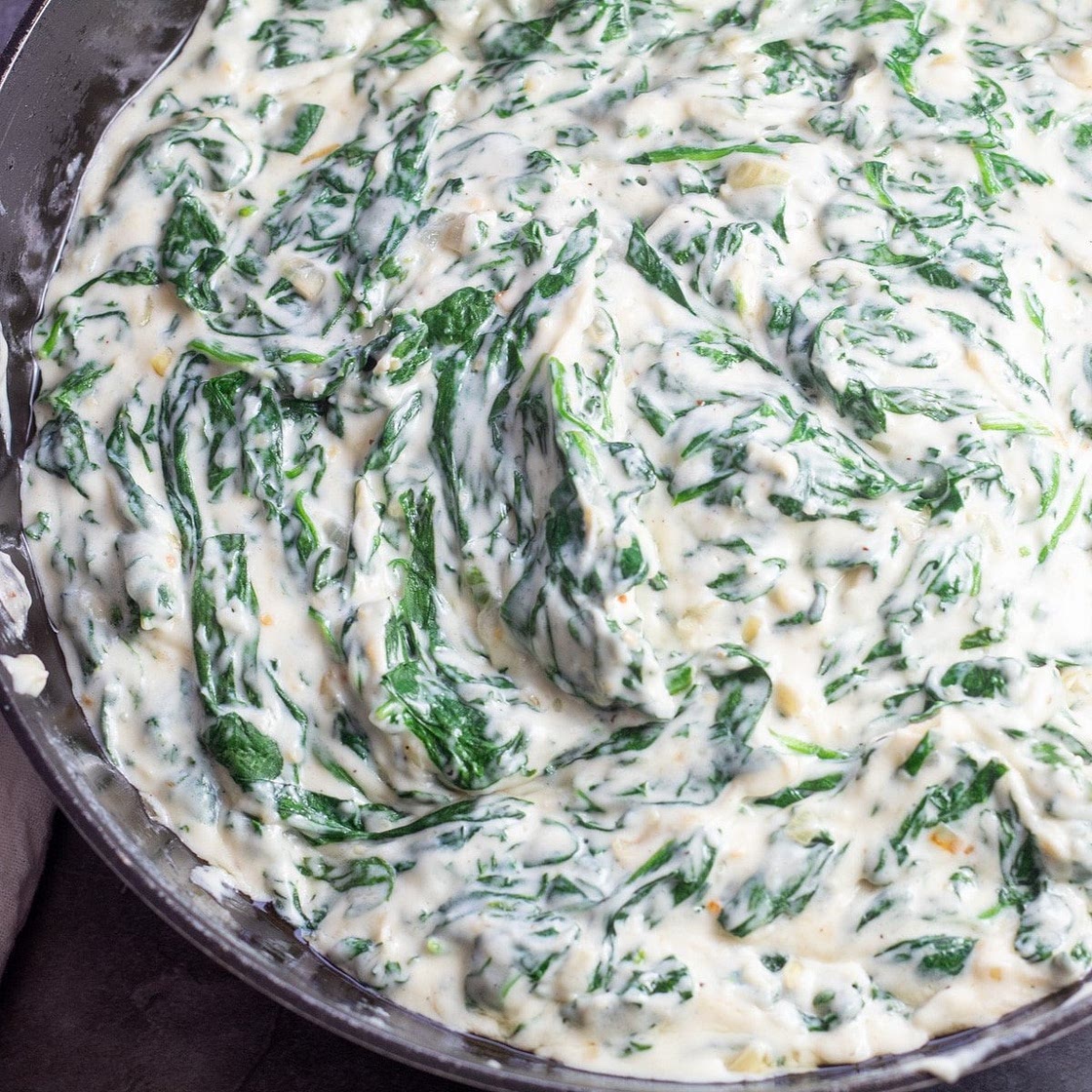 Steakhouse Creamed Spinach